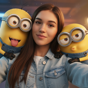 Imagem do prompt Selfie_minions
