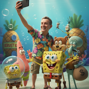 Imagem do prompt Selfie_selfiebobsponja
