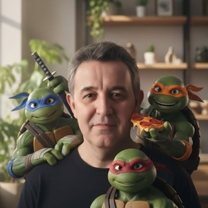 Imagem do prompt Selfie_tartarugas_ninja