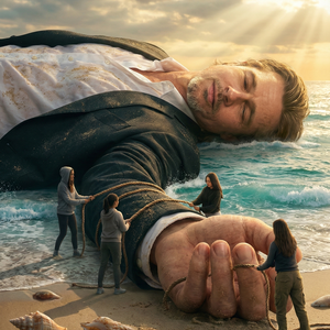 Imagem do prompt Surreal_giganteamarrado