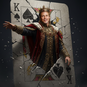 Imagem do prompt Surreal_nano banana prompt king spades